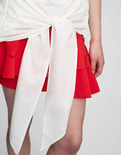 Load image into Gallery viewer, Weave Shirt in White/Red