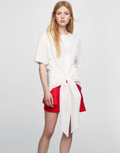 Load image into Gallery viewer, Weave Shirt in White/Red
