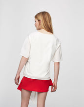 Load image into Gallery viewer, Weave Shirt in White/Red
