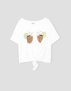 Coconut Doubled T-Shirt